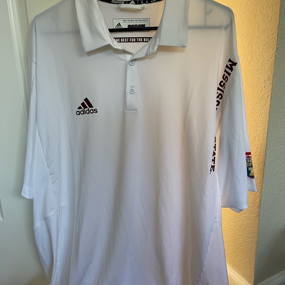 White ms state polo